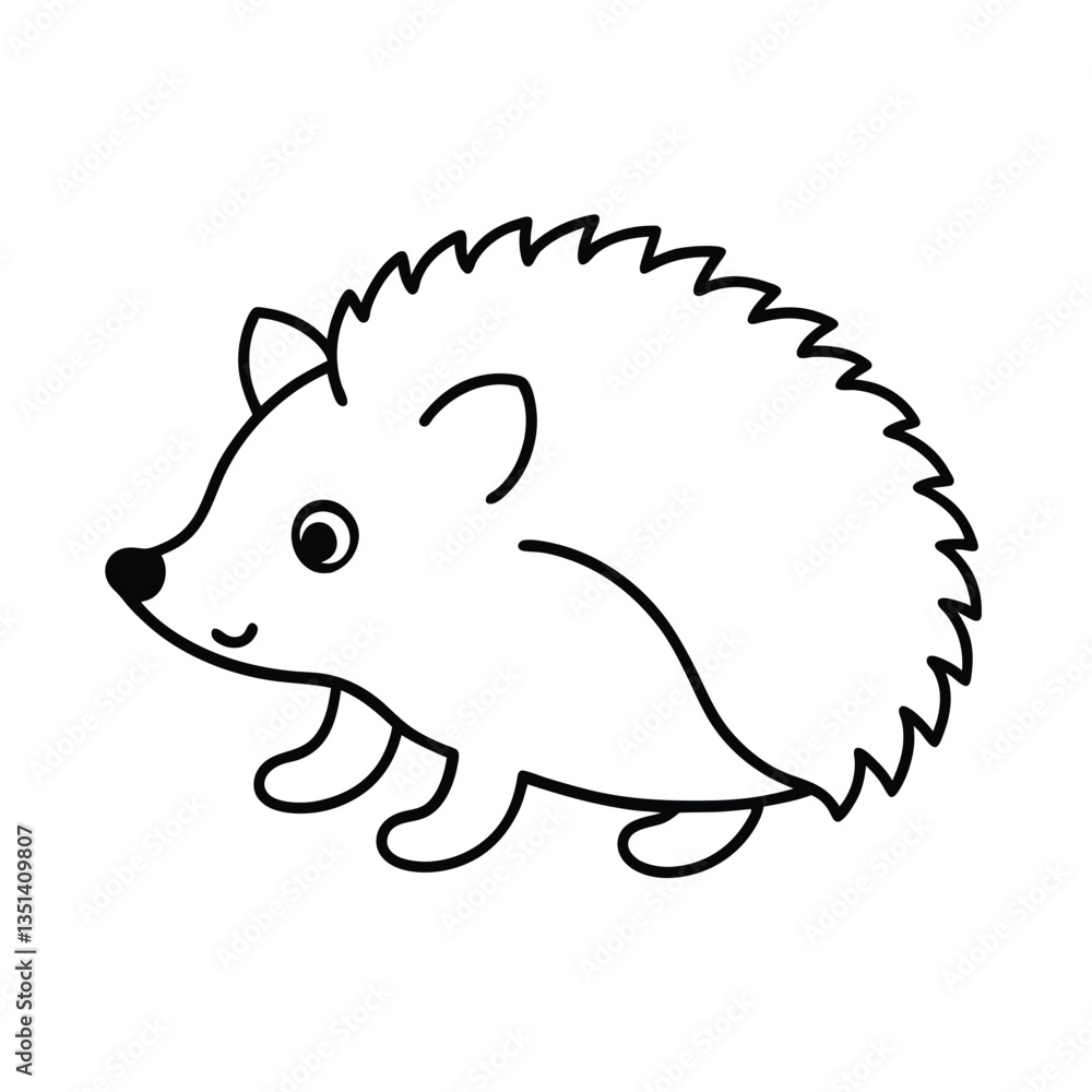 hedgehog vector illustration hedgehog vector illustration