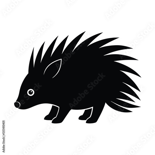 hedgehog vector illustration
