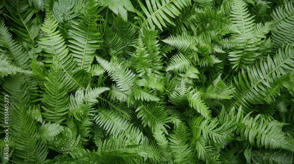 Ecology and Ecosystem Balance, Lush green ferns create a vibrant, textured natural background. Ecology and Ecosystem Balance, Lush green ferns create a vibrant, textured natural background.