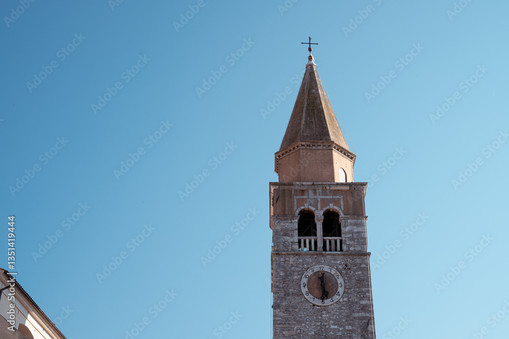 church bell tower in croatia church bell tower in croatia