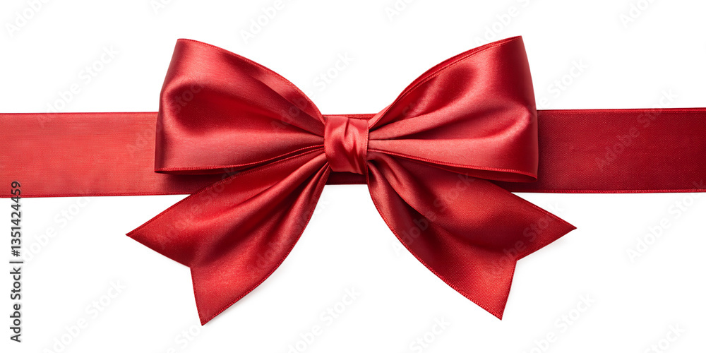 red bow isolated red bow isolated