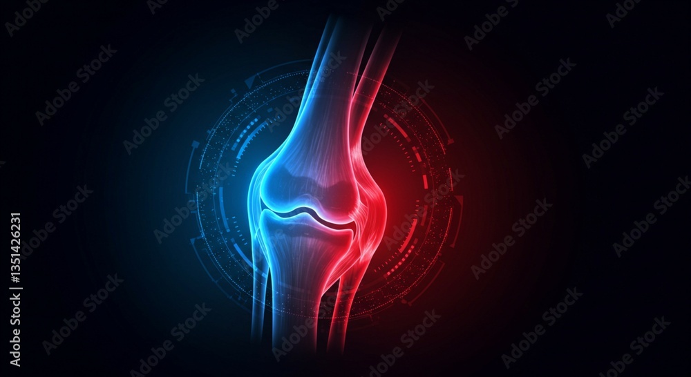 Human Joint Illustration: Structure and Bone Health Human Joint Illustration: Structure and Bone Health