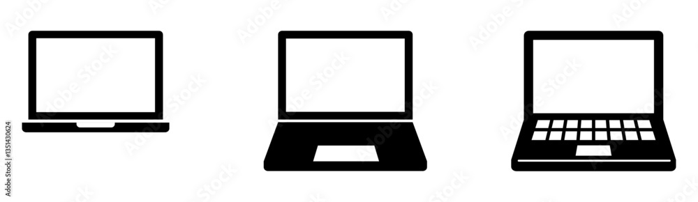 パソコンとノートパソコンのアイコン1