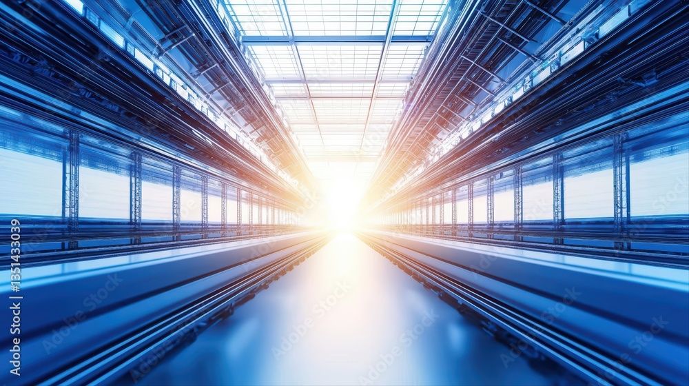 Dynamic Perspective of Modern Industrial Warehouse Space Dynamic Perspective of Modern Industrial Warehouse Space