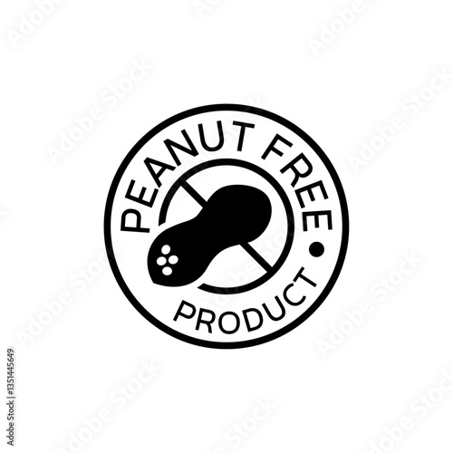 peanut free icon 