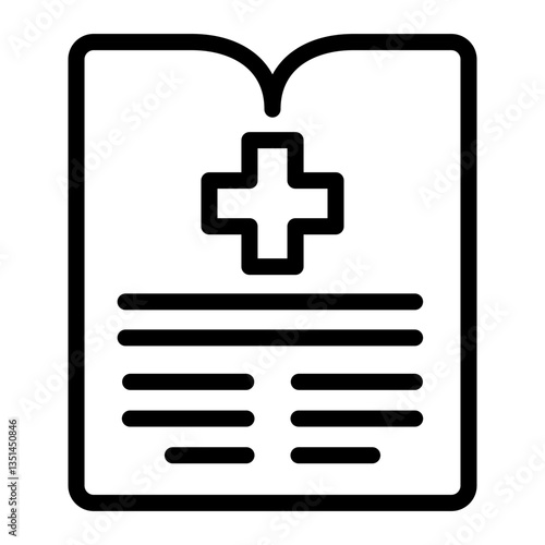 Vector Design Medical History Icon Style