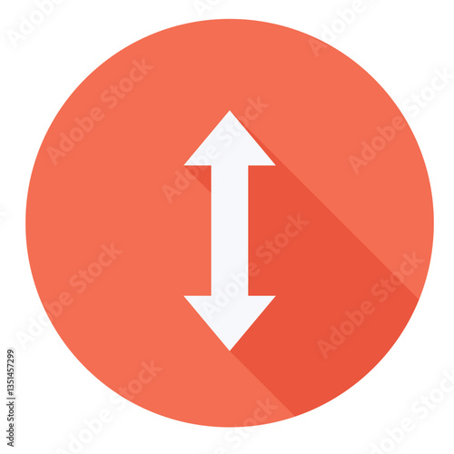 Free Download Up-down vector icon representing movement, adjustments, or directional control buttons. - GFXLoad
