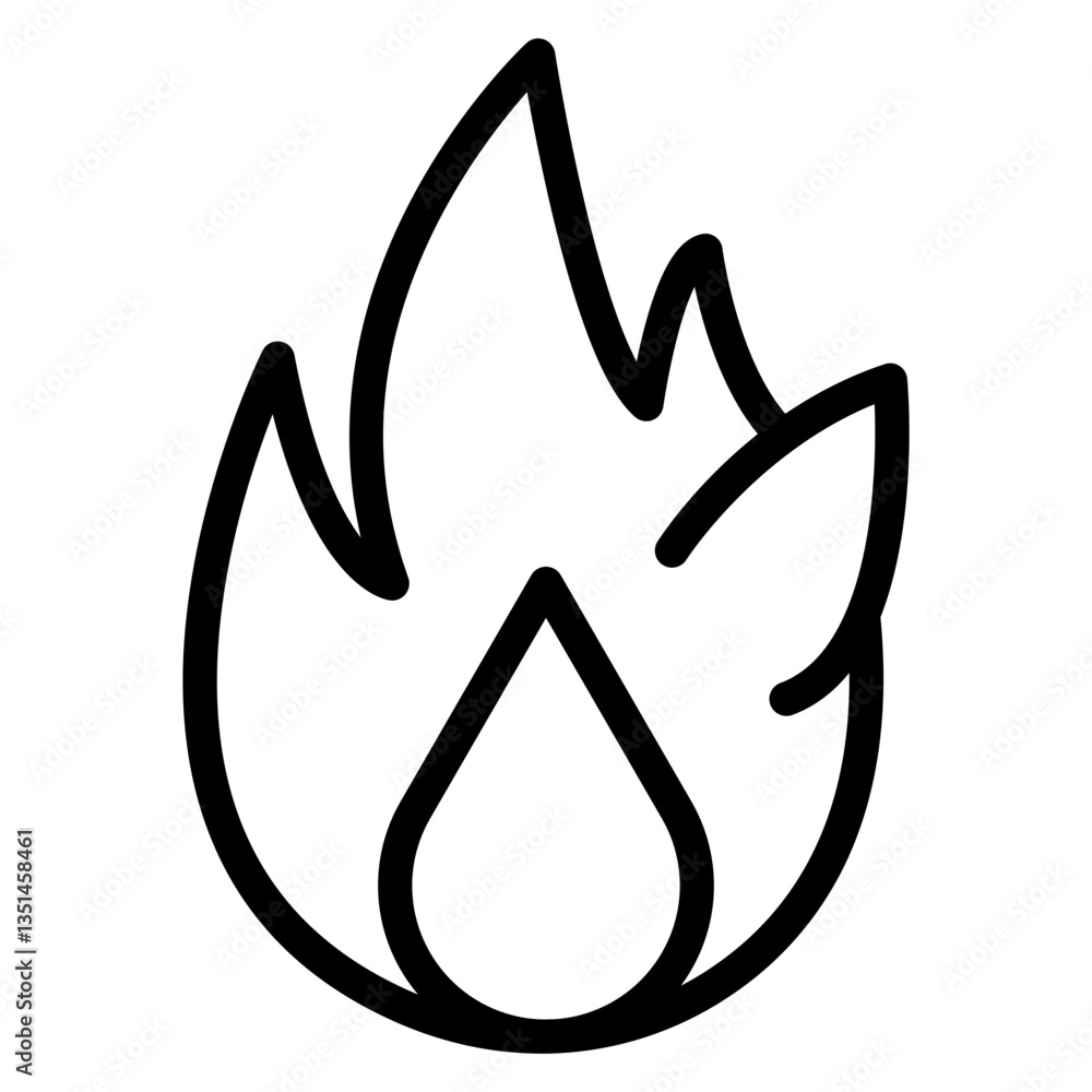 Fire Icon Style Fire Icon Style