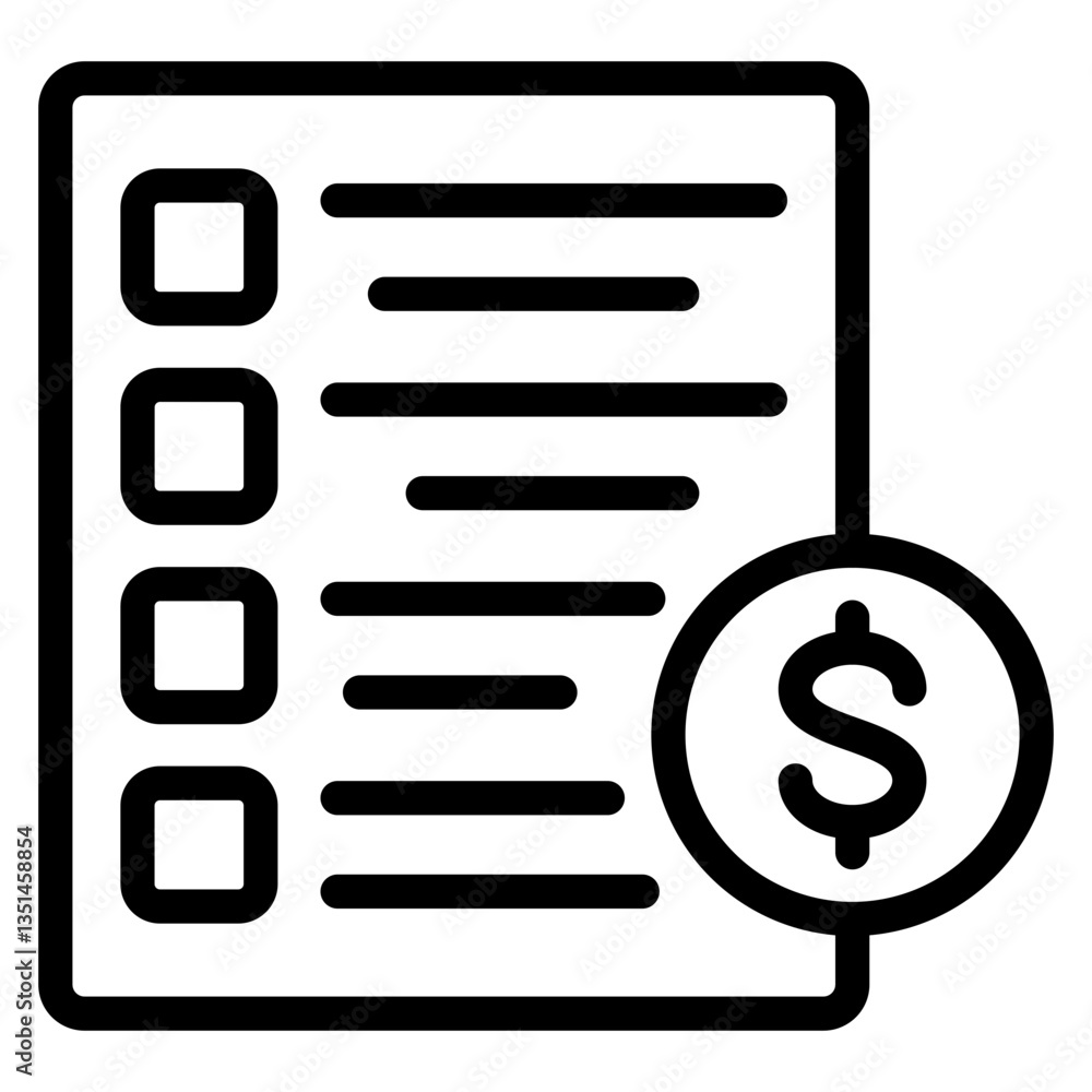 Price List Icon Style Price List Icon Style