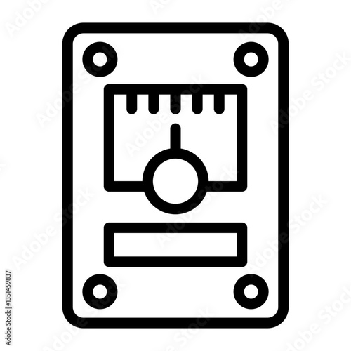 Voltmeter Icon Style