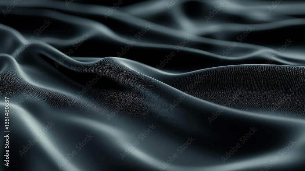 Obraz premium Abstract Dark Grey and Blue Wave Texture Background