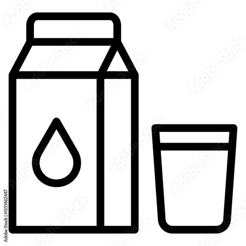 Milk Icon Style