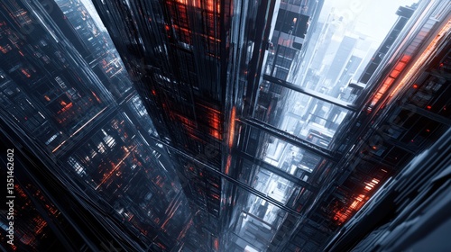 Futuristic Cityscape: A Digital Metropolis