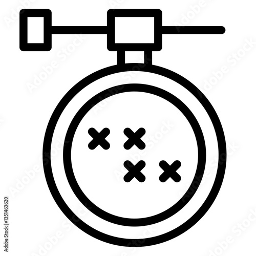 Cross Stitch Icon Style