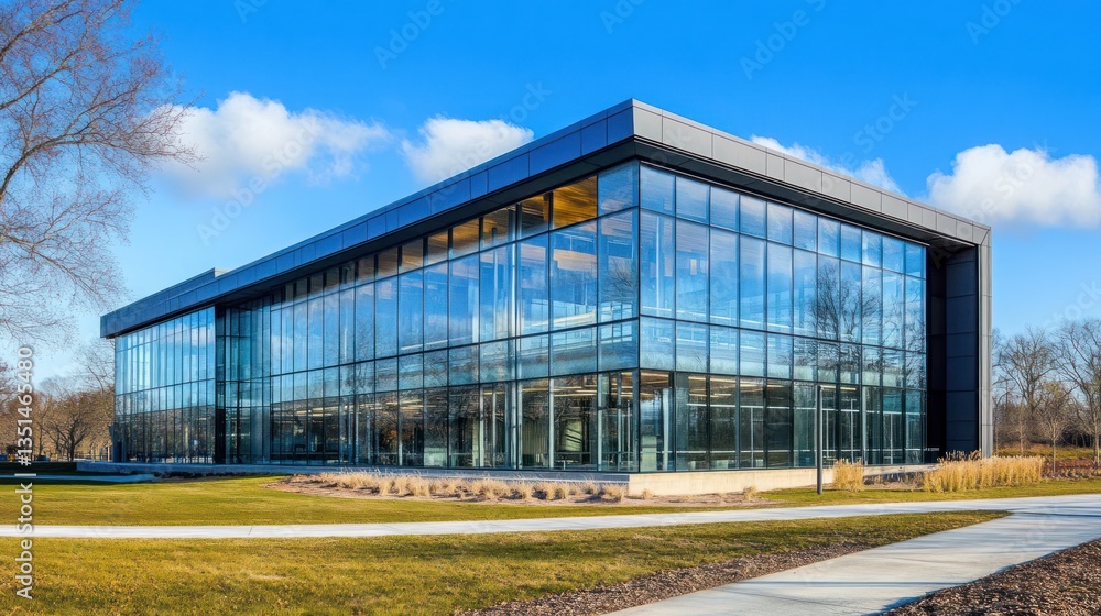 Modern Glass Building Exterior Modern Glass Building Exterior