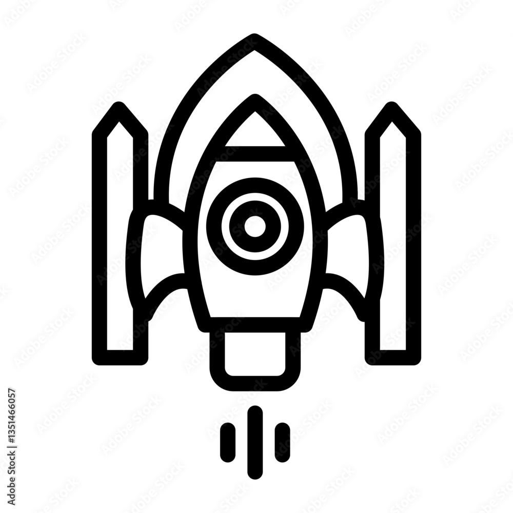 Space Shuttle Icon Style Space Shuttle Icon Style