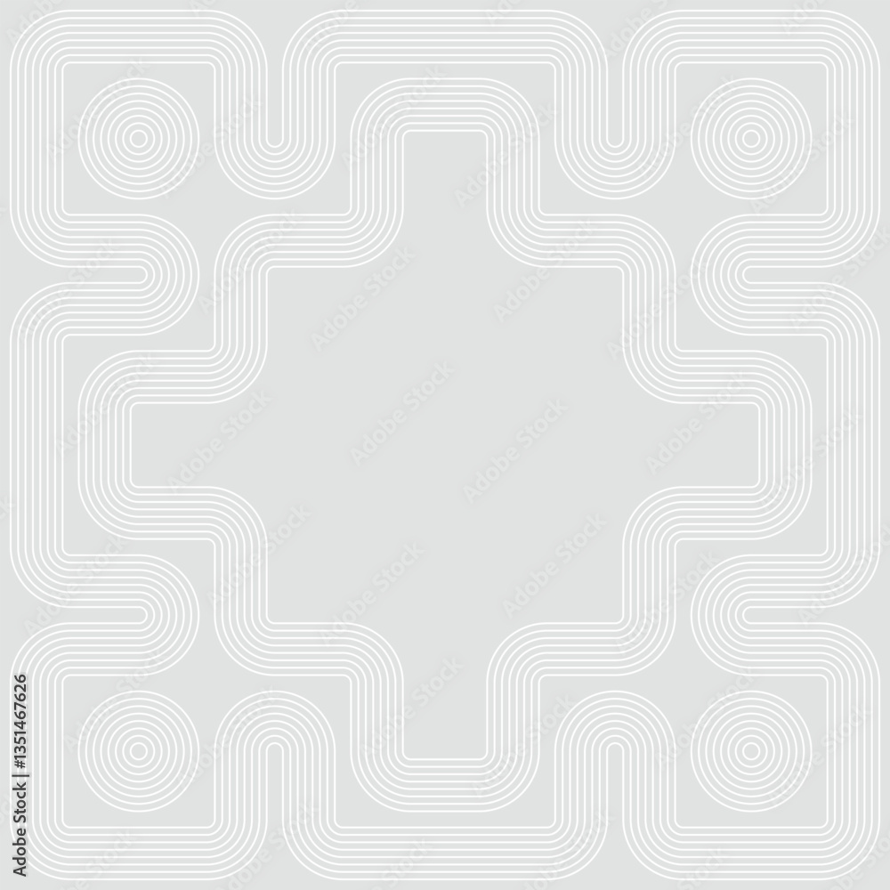 Obraz premium Seamless Geometric Pattern Background – Minimalist Abstract Vector Design