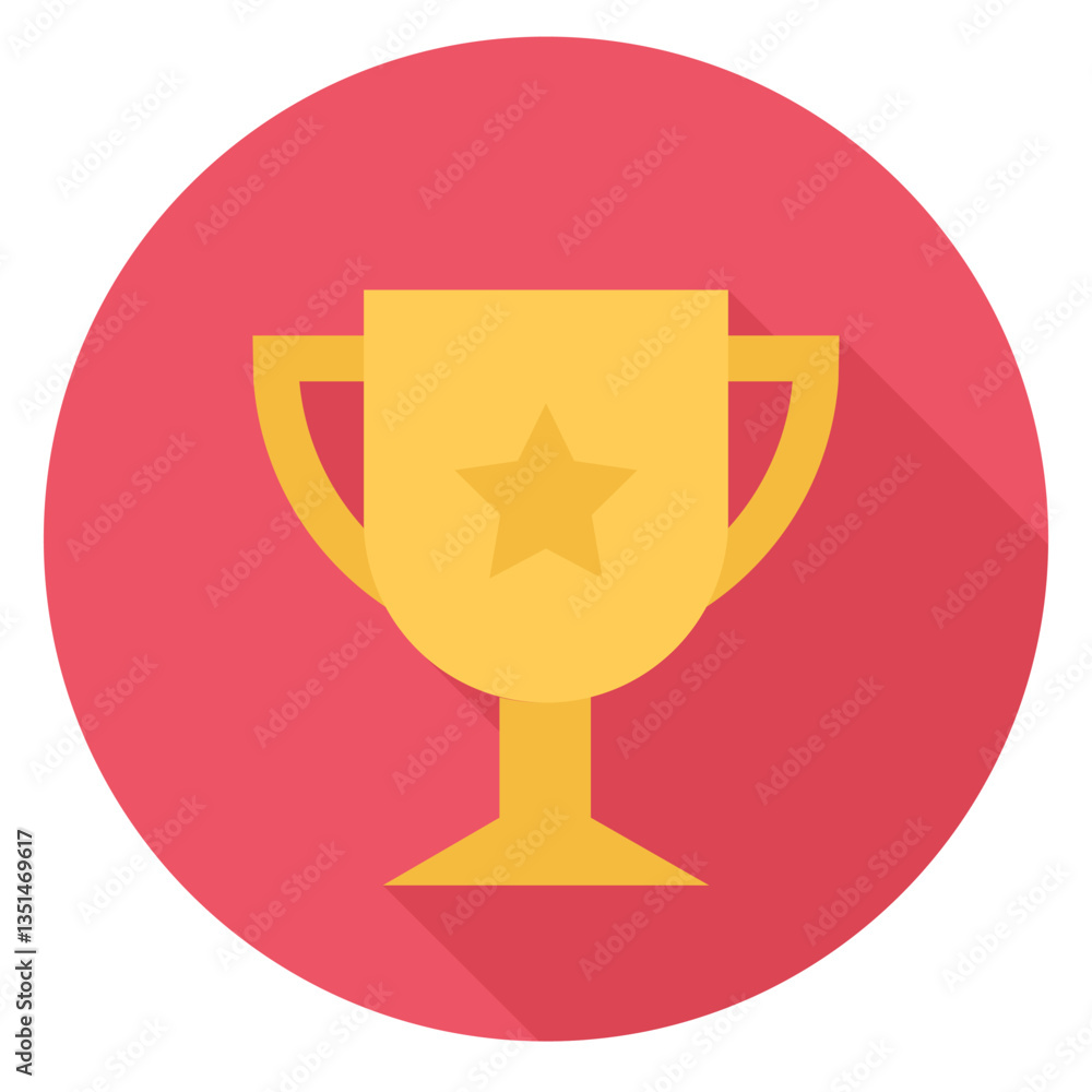 Prize icon with trophy design, symbolizing victory, achievement, and competition. Prize icon with trophy design, symbolizing victory, achievement, and competition.
