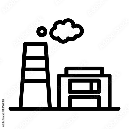 Power Plant Icon Style