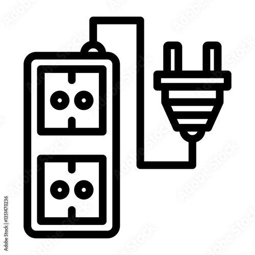 Power Strip Icon Style