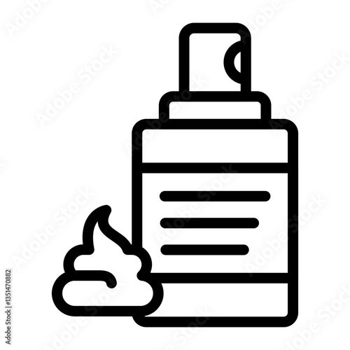 Barber Foam Icon Style