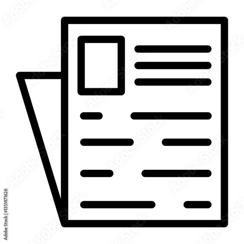 Newspaper Icon Style