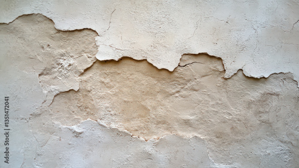 Obraz premium Weathered Wall Texture with Peeling Paint