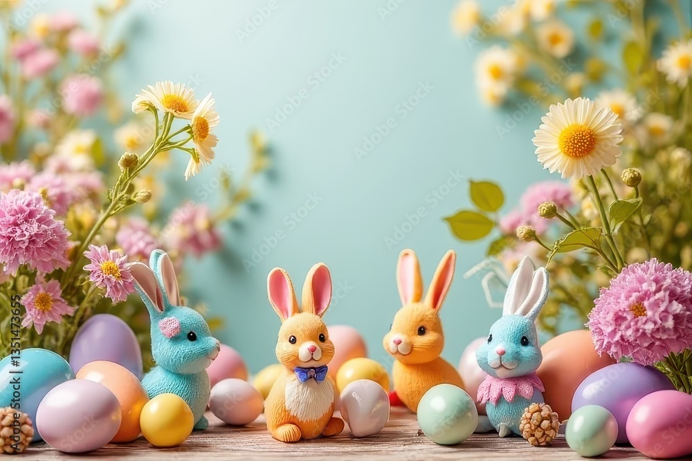 Obraz premium Creative Easter Radio Broadcasts: Enriching the Airwaves with Thematic Ambience