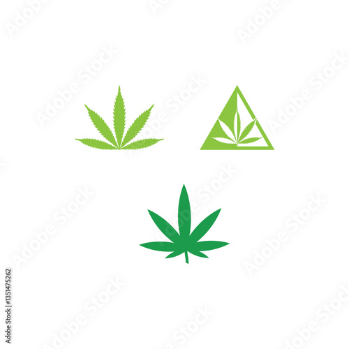 green leaf abstract beauty logo