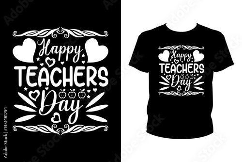 Happy teachers day - Art files for Cricut and Silhouette. You can edit them with Adobe Illustrator.