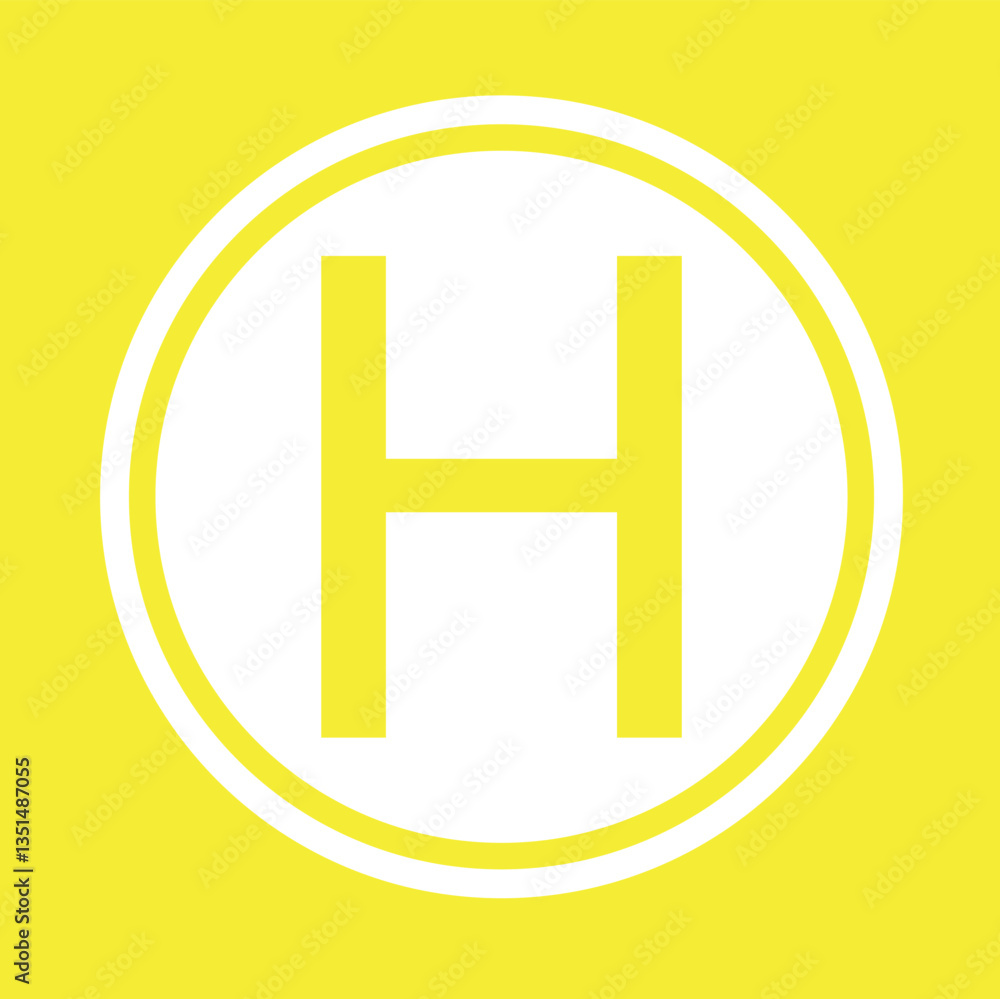 Fototapeta premium An Icon Illustration Isolated on a Background - H