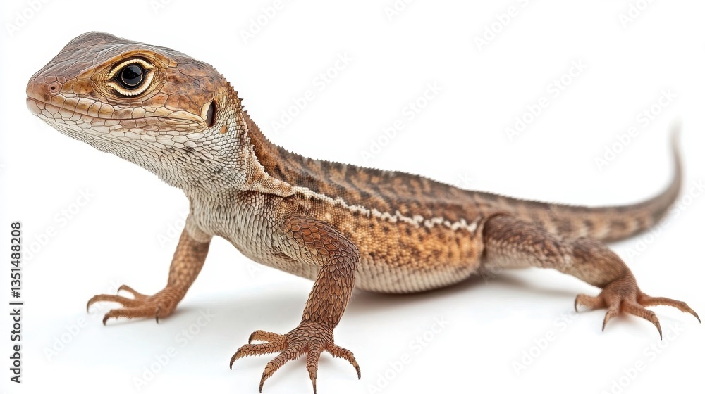 Obraz premium Lizard in action natural habitat wildlife photography close-up outdoor animal behavior