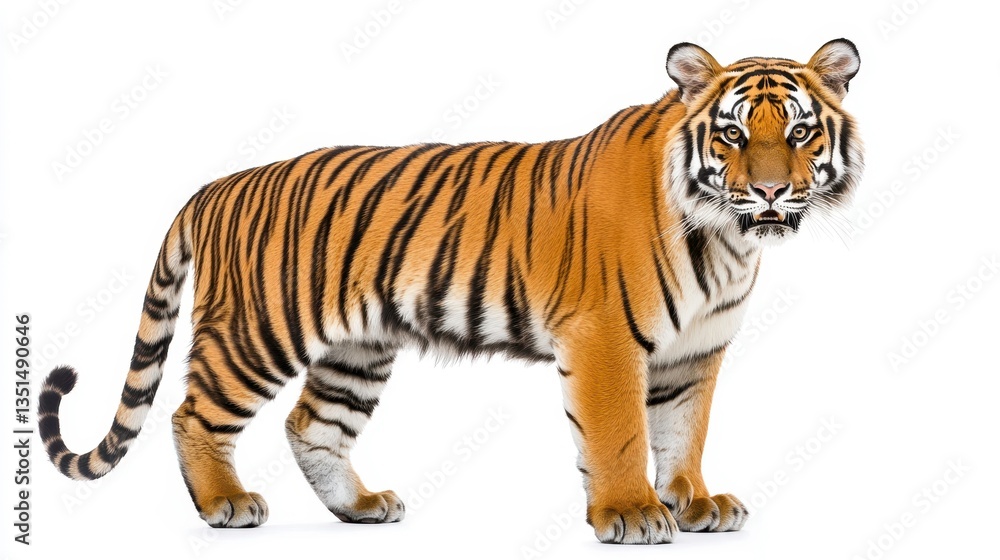 Obraz premium Majestic tiger roaming in nature wildlife photography captivating environment close-up view