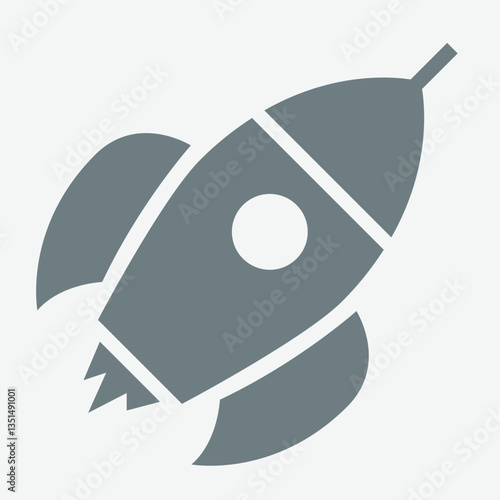 Icon representing launch, start, or initiation of a project or process.