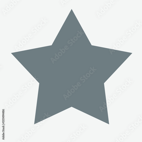 Star icon, representing excellence, achievement, recognition, and a shining symbol.