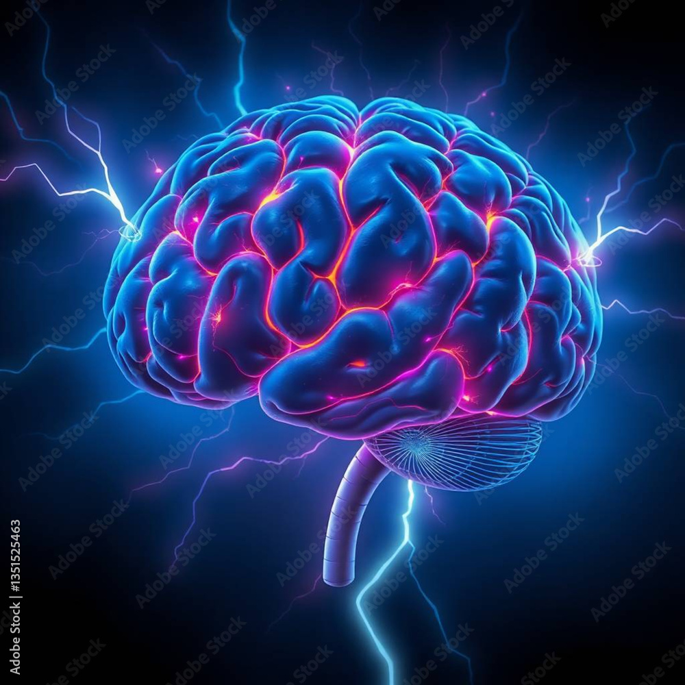 Fototapeta premium 3d rendered illustration of human brain