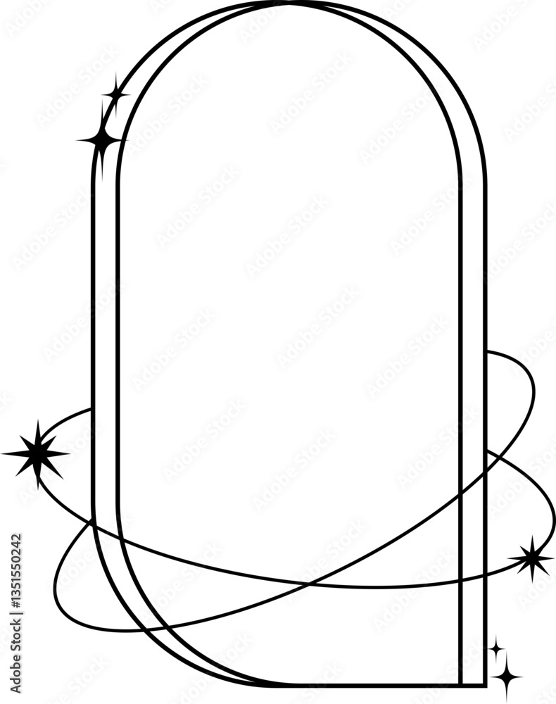 Minimalist aesthetic line frame Minimalist aesthetic line frame
