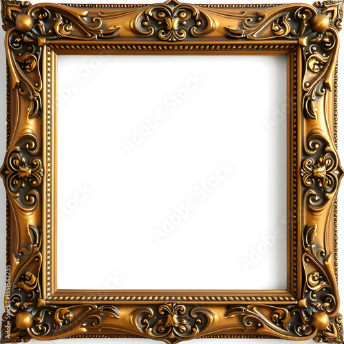 vintage bronze frame