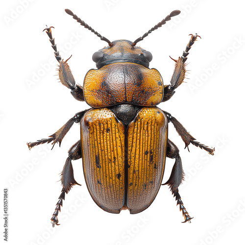 Bark beetle isolated on transparent background, PNG