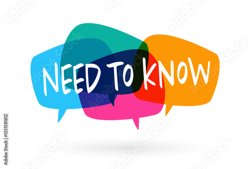 Need to know