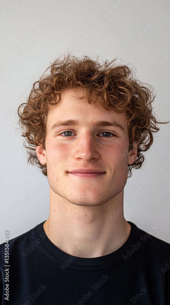 Fototapeta premium portrait of a handsome young man