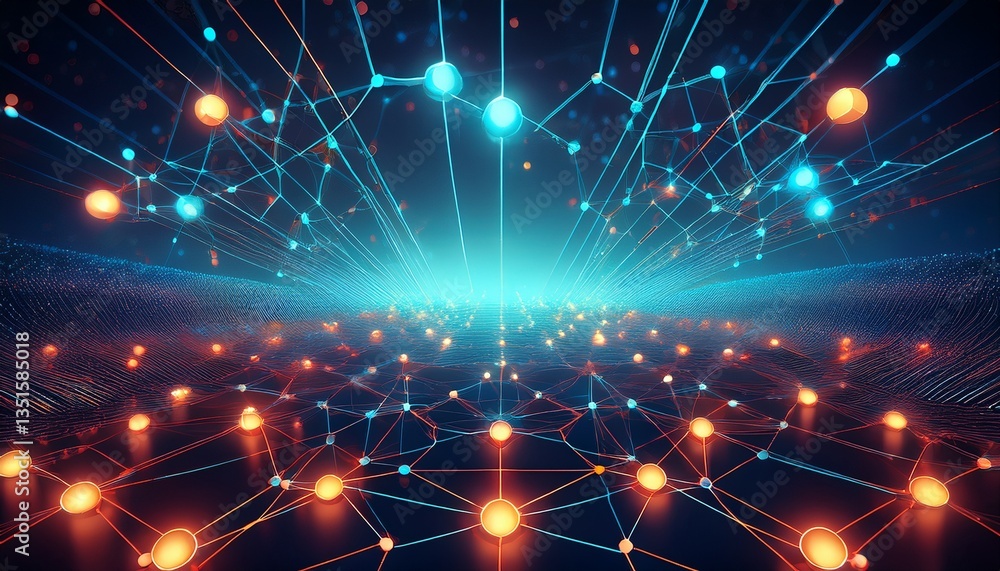 Obraz premium concept of network