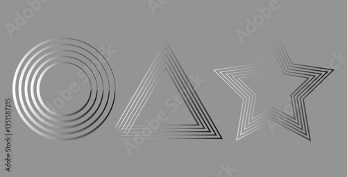 abstract black white stripe line. geometric hexagon texture background. polygon pattern. retro styled concept