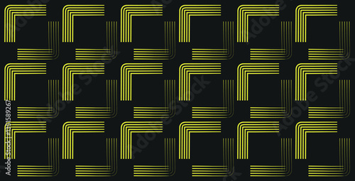 abstract black white stripe line. geometric hexagon texture background. polygon pattern. retro styled concept