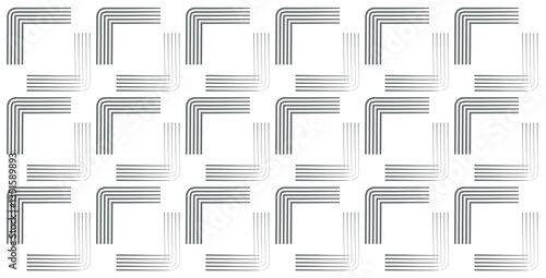 abstract black white stripe line. geometric hexagon texture background. polygon pattern. retro styled concept