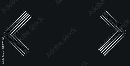 abstract black white stripe line. geometric hexagon texture background. polygon pattern. retro styled concept