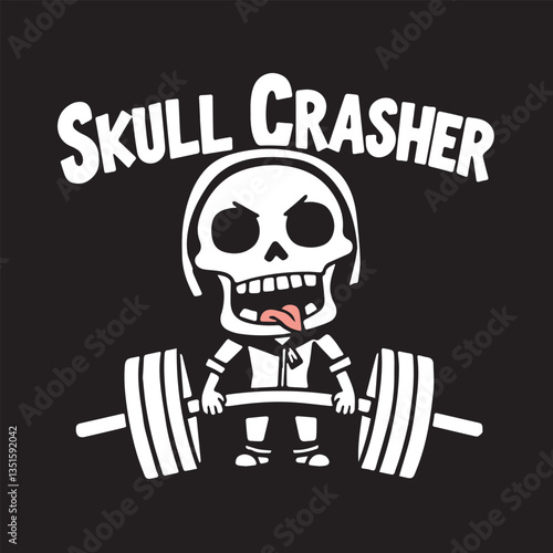 Pirate Skull and Crossbones Warning Symbol