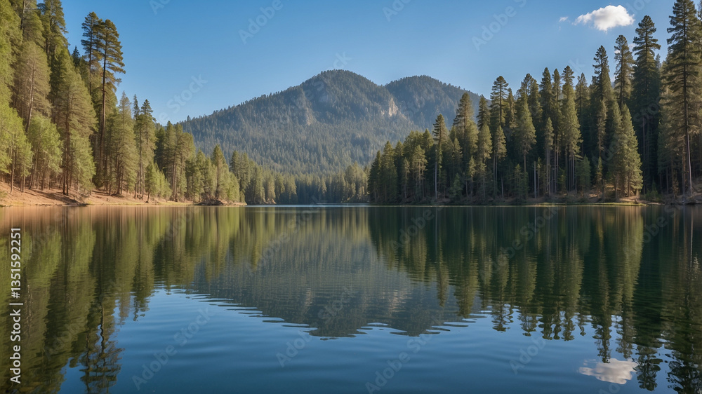 mountain lake reflection mountain lake reflection