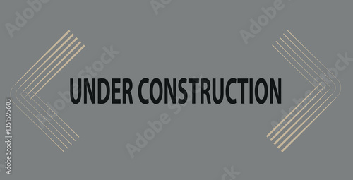 Under construction  warning sign background
