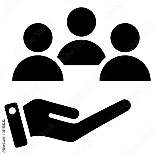 Customer Glyph Icon